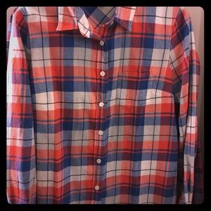 Jcrew women’s flannel shirt